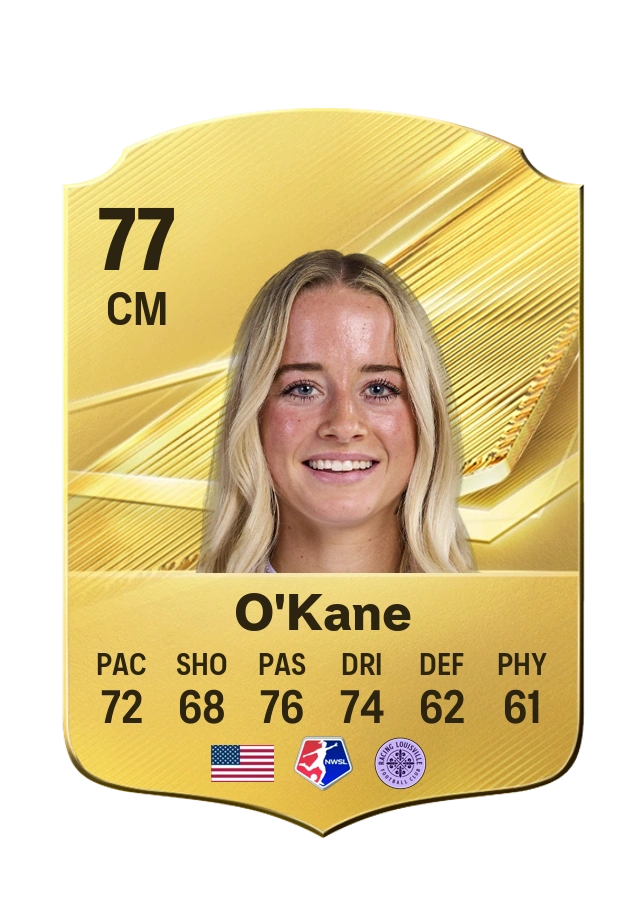 Katie O'Kane، بطاقة Common، بتقييم 77