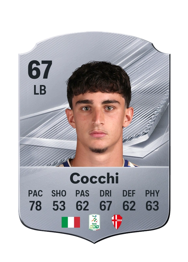 Matteo Cocchi، بطاقة Common، بتقييم 67