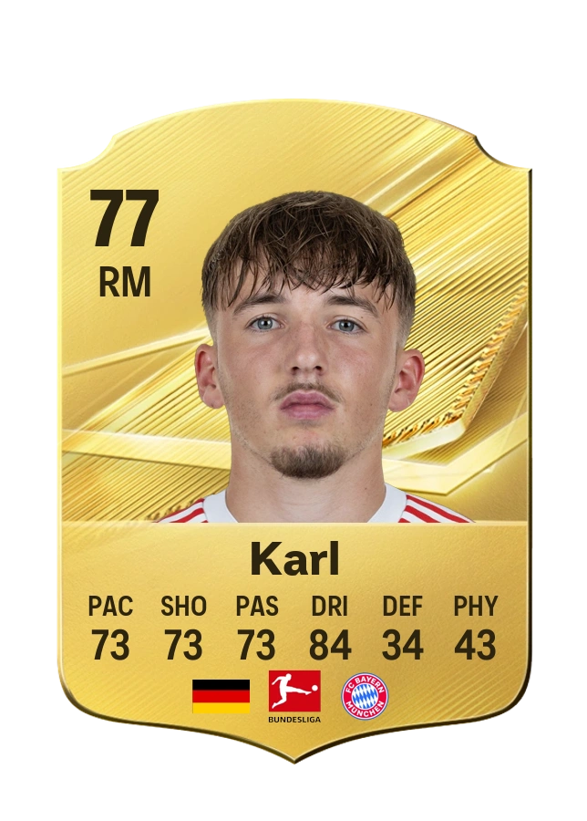 Lennart Karl, Common card, rated 77