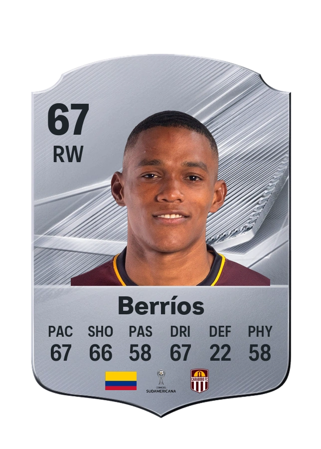 Joshuan Berríos, Common card, rated 67