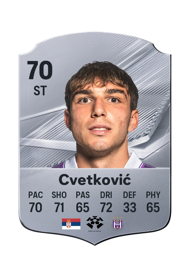 Carta Common di Mihajlo Cvetković, valutazione 70