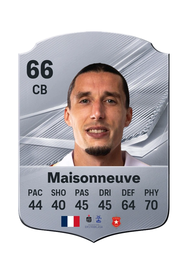 Maxence Maisonneuve، بطاقة Common، بتقييم 66