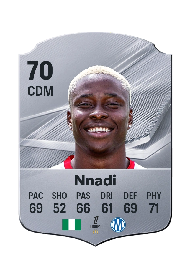 Tochukwu Nnadi, Common card, rated 70