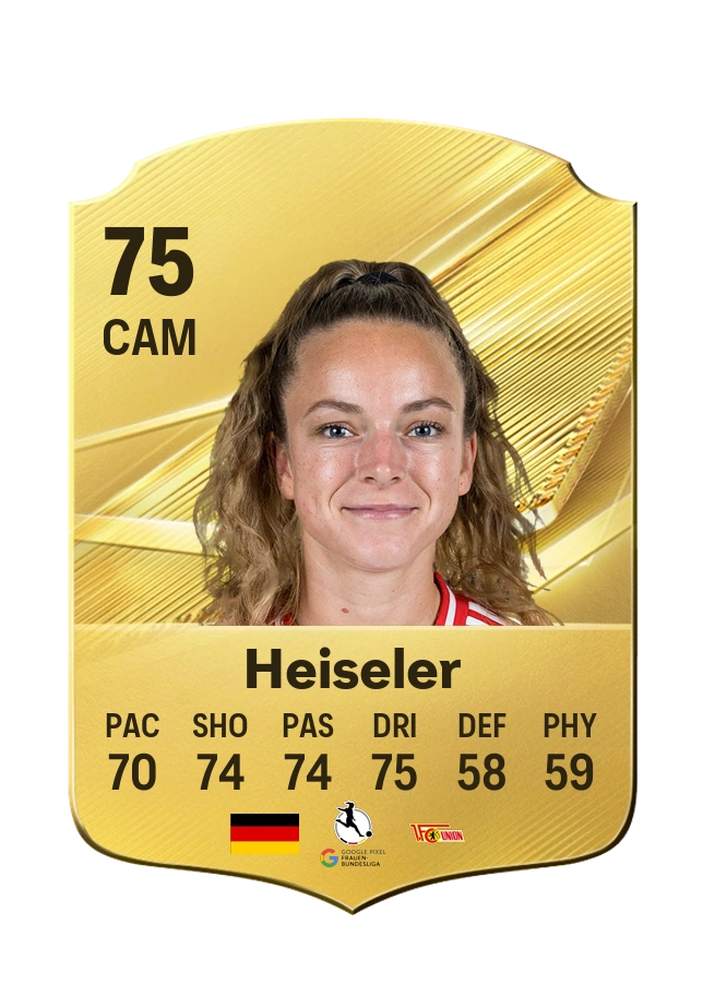 Lisa Heiseler, Common card, rated 75
