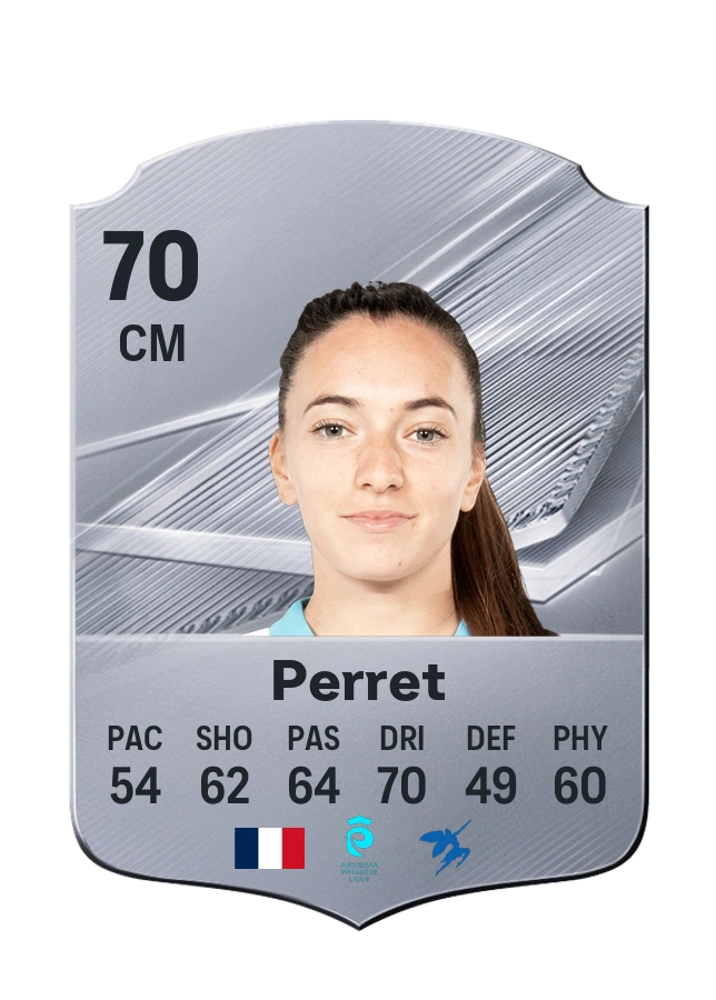 Jenny Perret, Common card, rated 70