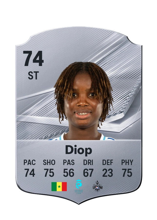 Mama Diop, Common card, rated 74