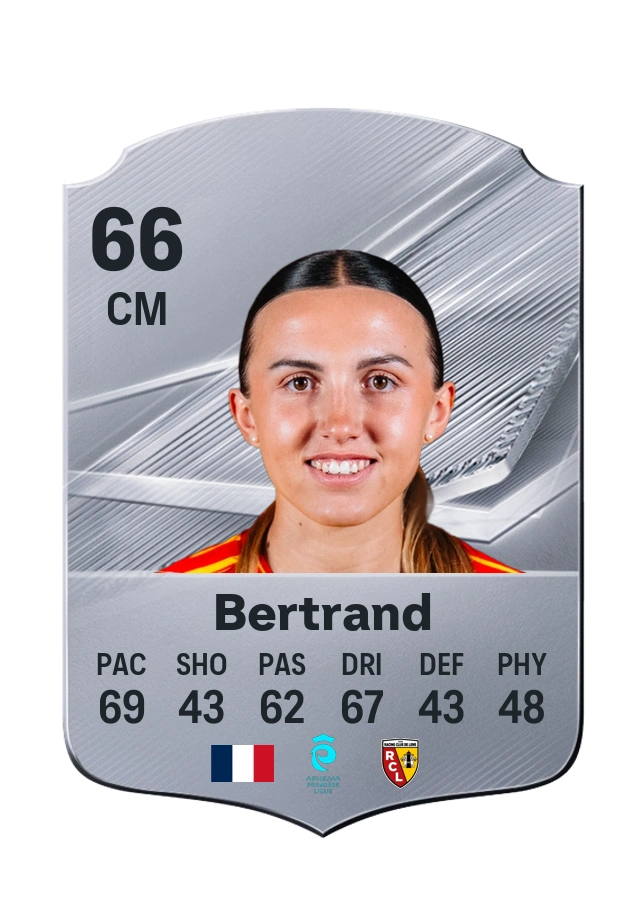 Clara Bertrand, Common card, rated 66