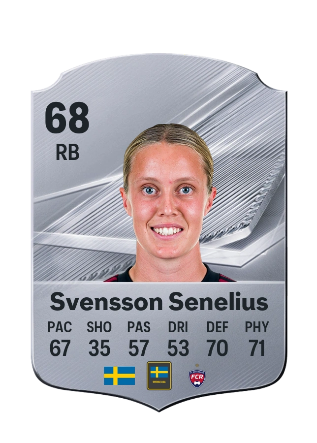 Klara Svensson Senelius, Common card, rated 68