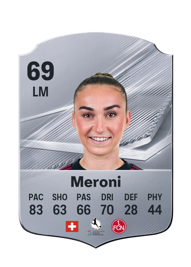 Lara Meroni, Common card, rated 69