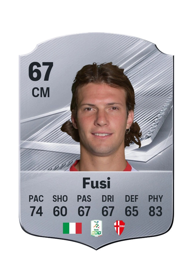 Pietro Fusi, Common-kaart, rating 67