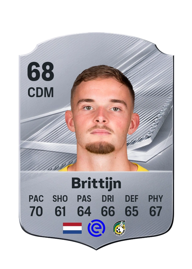 Philip Brittijn, Common card, rated 68