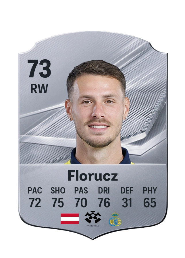 Raul Florucz, Common card, rated 73