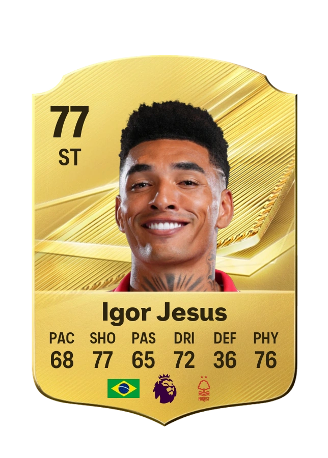 Igor Jesus, Common-kaart, rating 77