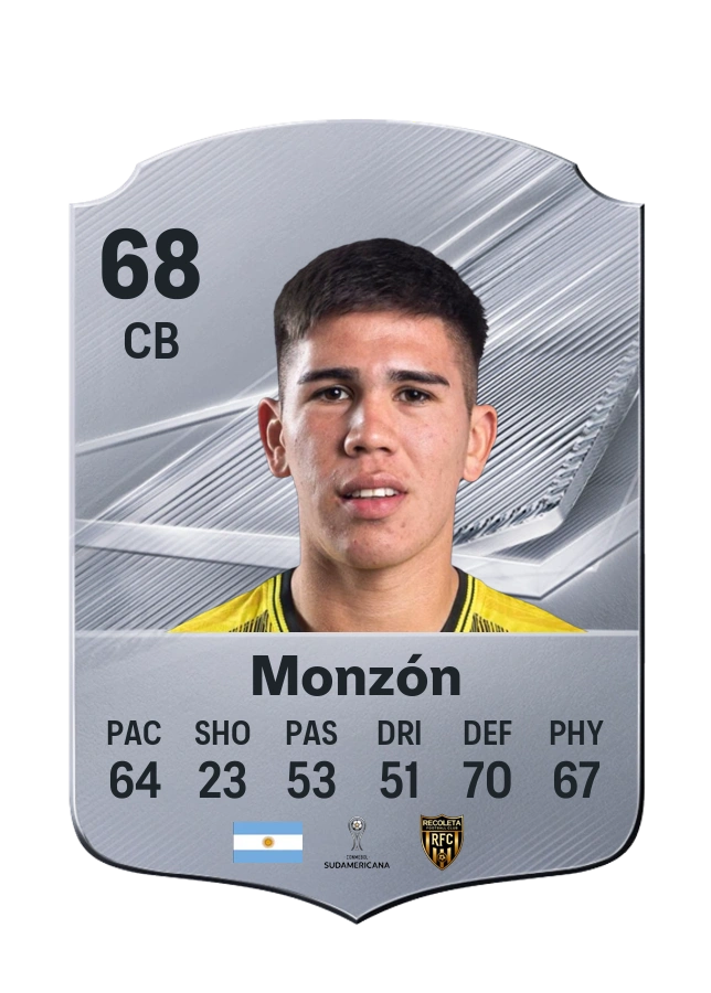 Carta Common de Lucas Monzón, valoración 68