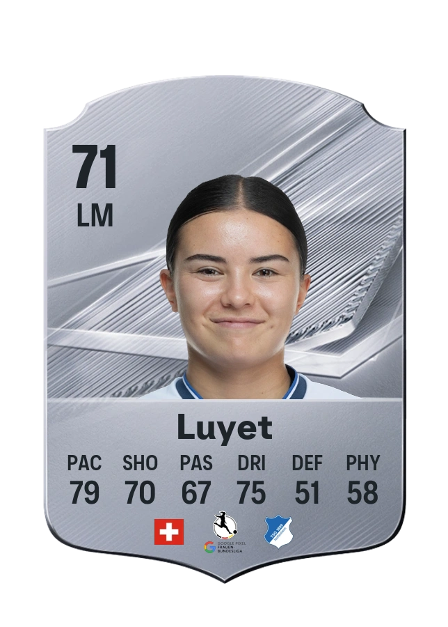 Naomi Luyet, Common card, rated 71
