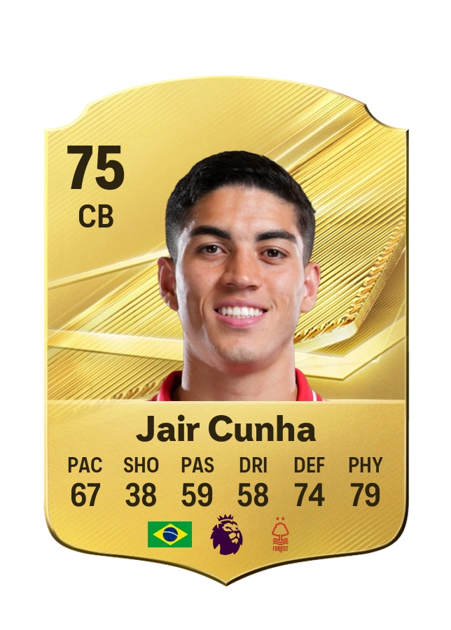 Jair Cunha, Common kartı, reyting 75