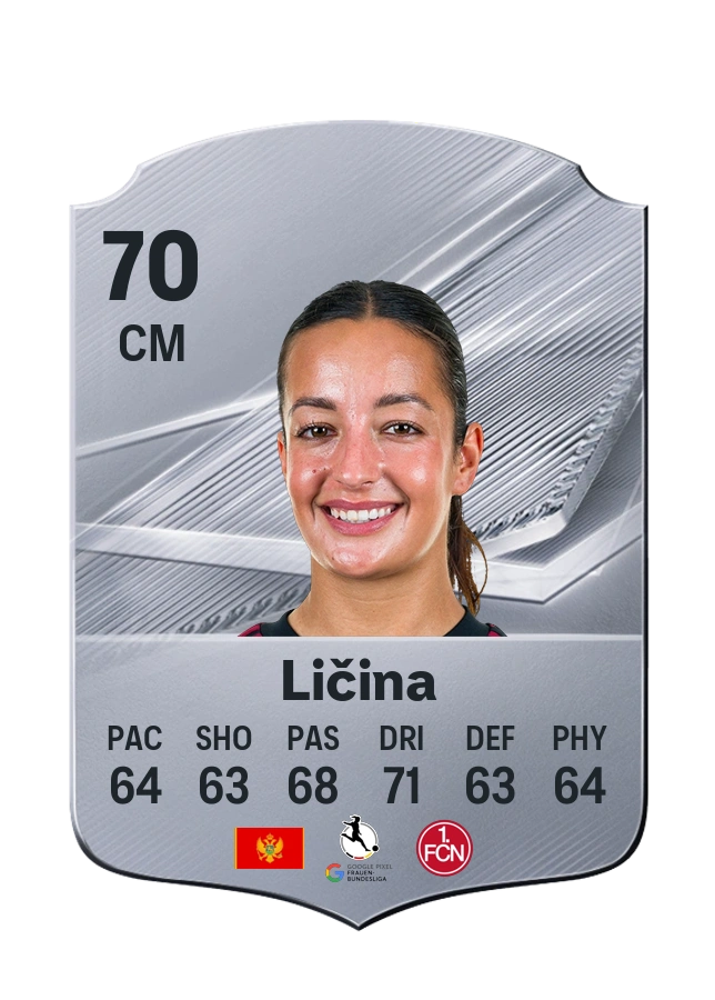 Selma Ličina, Common card, rated 70