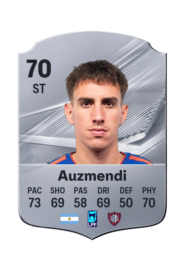Rodrigo Auzmendi, Common-kaart, rating 70
