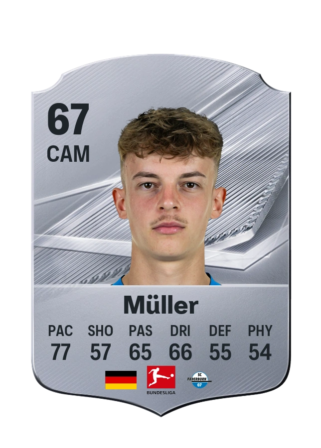 Ruben Müller, karta Common, ocena 67