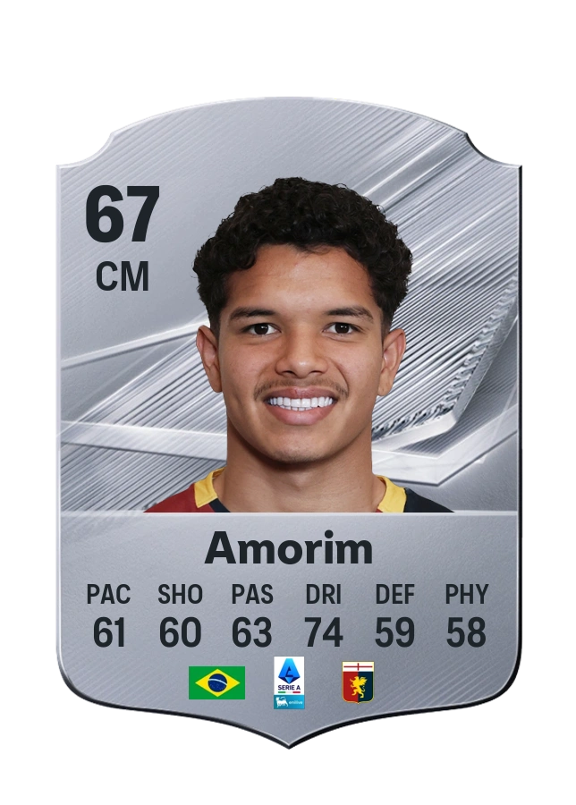 Amorim, karta Common, ocena 67