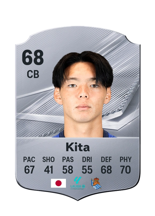 Kazunari Kita، بطاقة Common، بتقييم 68