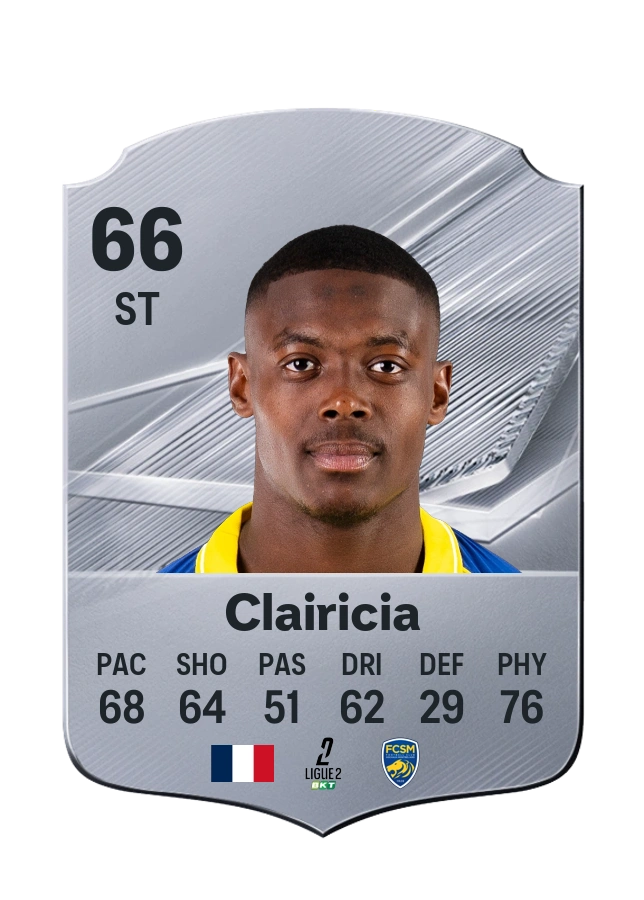 Mathis Clairicia, Common card, rated 66