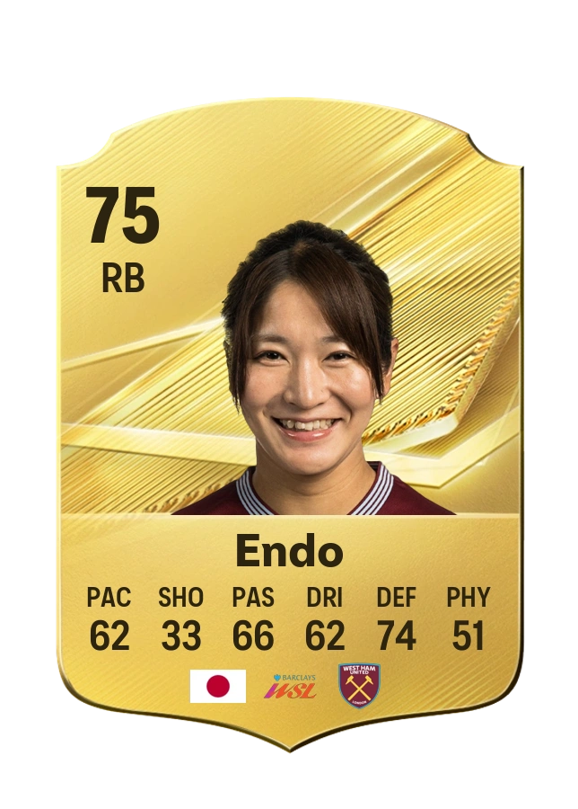 Common-Karte von Yu Endo, Wertung 75