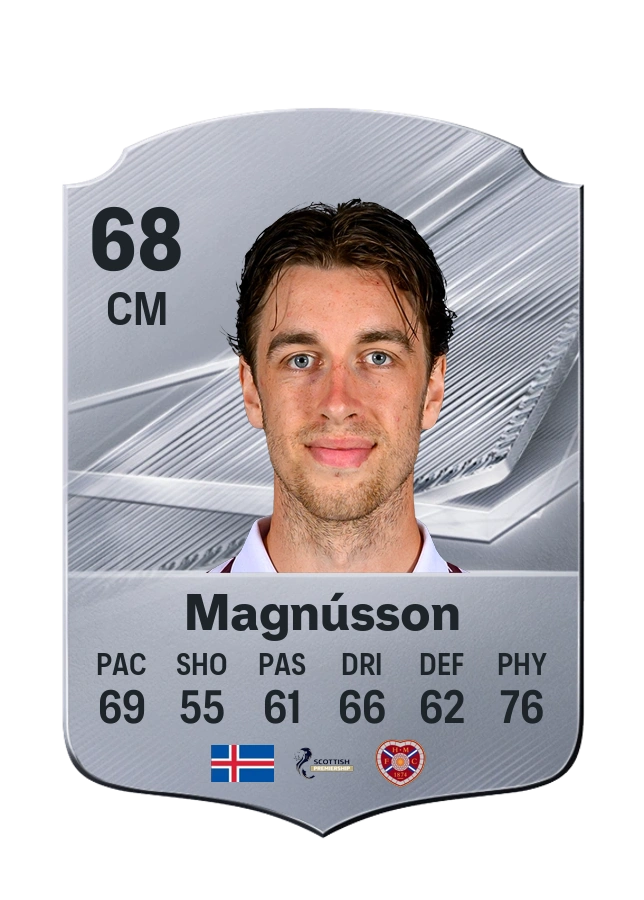 Tómas Bent Magnússon, Common card, rated 68
