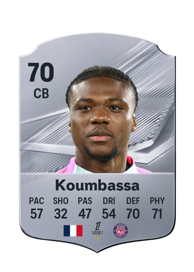 Carta Common di Seny Koumbassa, valutazione 70