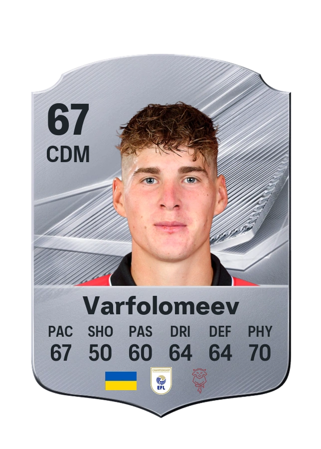 Ivan Varfolomeev, karta Common, ocena 67