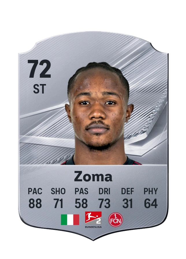 Mohamed Alì Zoma, karta Common, ocena 72