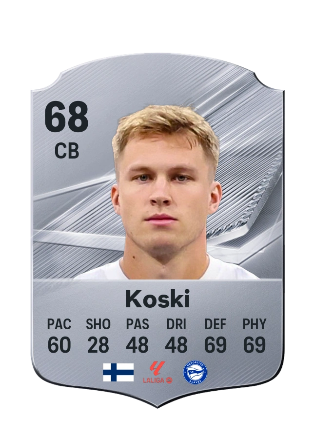 Carta Common de Ville Koski, valoración 68