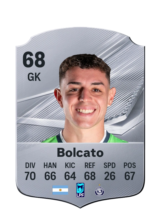 Nicolás Bolcato, karta Common, ocena 68