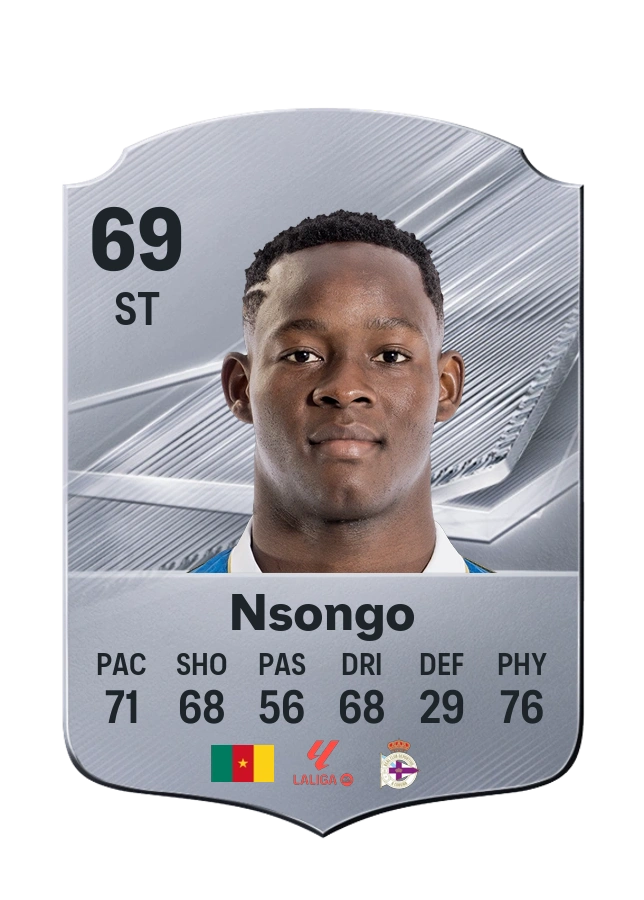 Bil Nsongo, Common card, rated 69