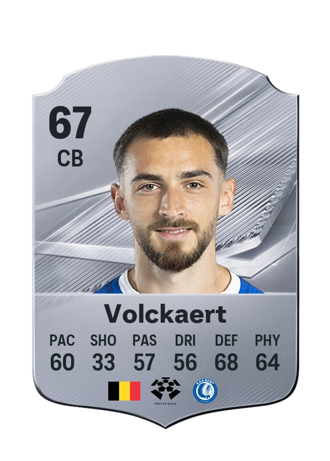 Matties Volckaert, Common card, rated 67