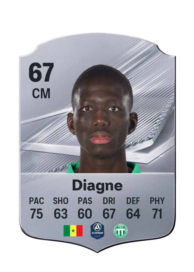 Mamadou Diagne, Common card, rated 67