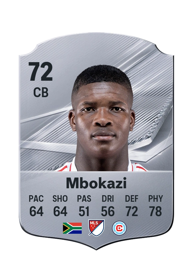 Carte Common de Mbekezeli Mbokazi, note 72