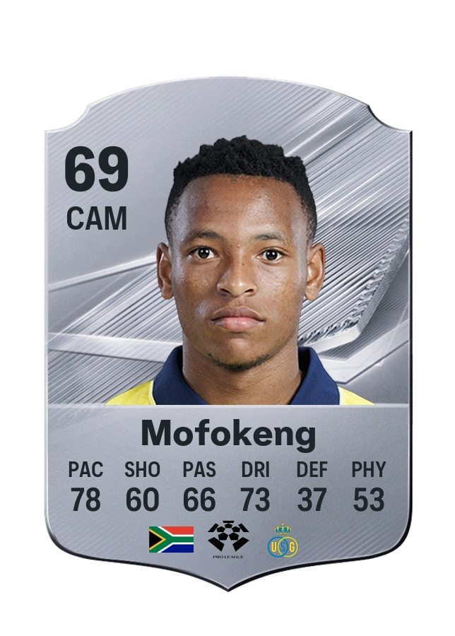 Relebohile Mofokeng, Common card, rated 69