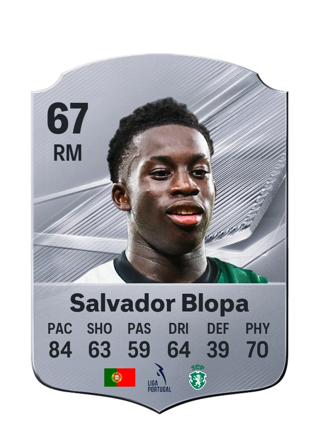 Salvador Blopa, Common card, rated 67