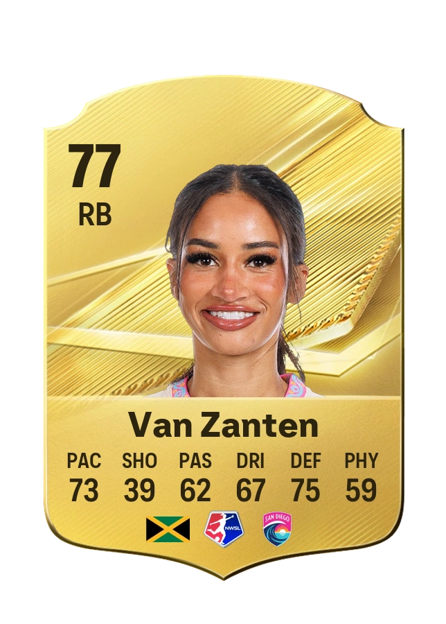 Mimi Van Zanten, Common kartı, reyting 77