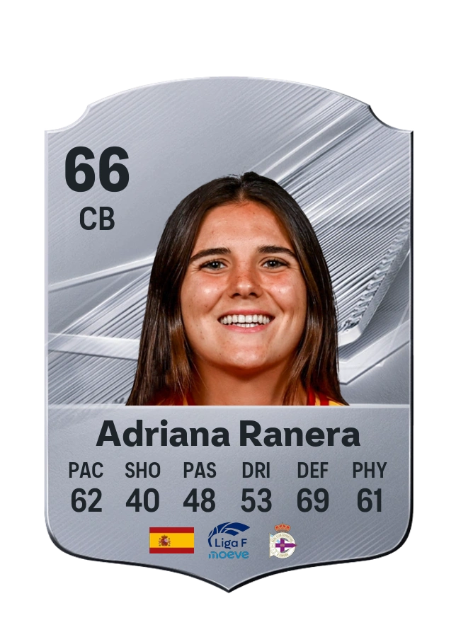 Adriana Ranera, Common card, rated 66