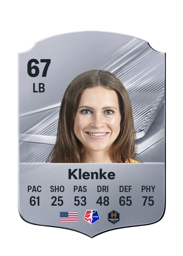 Leah Klenke, Common card, rated 67