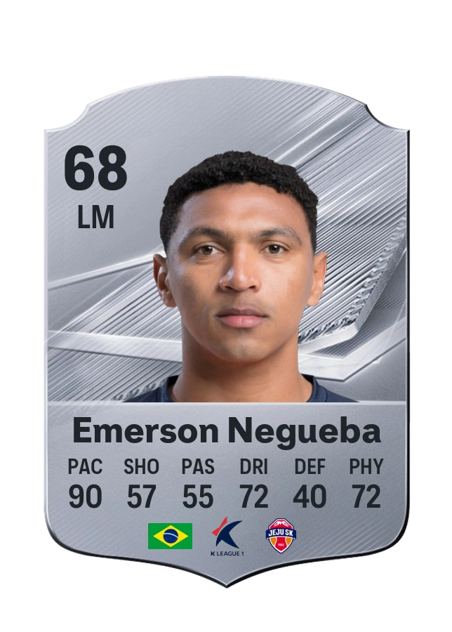 Common-Karte von Emerson Negueba, Wertung 68