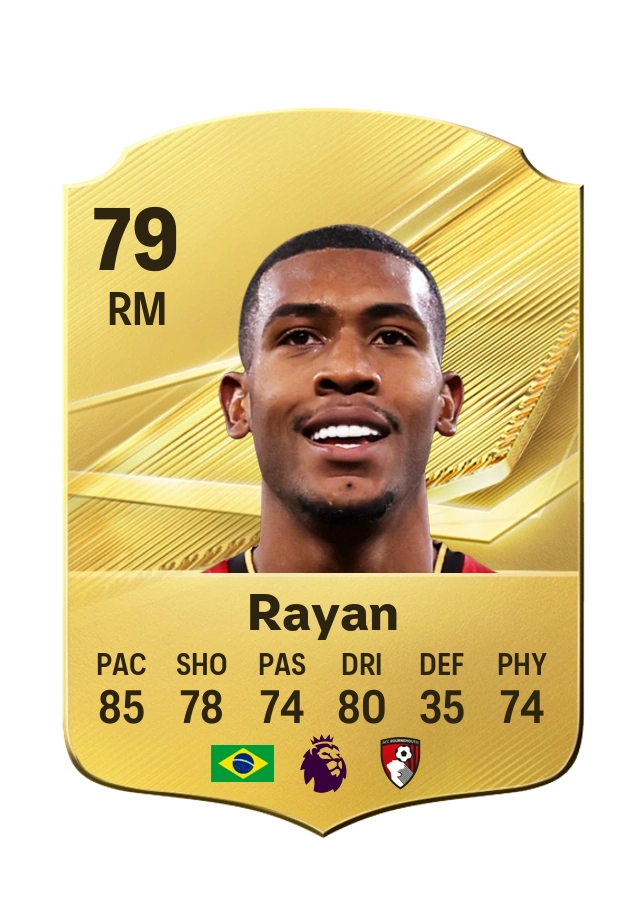 Rayan, Common card, rated 79