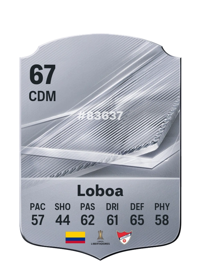 Halam Loboa, Common kartı, reyting 67