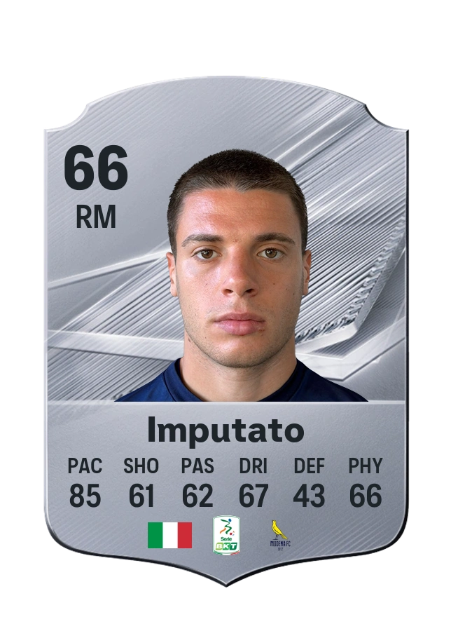 Antonio Imputato, karta Common, ocena 66