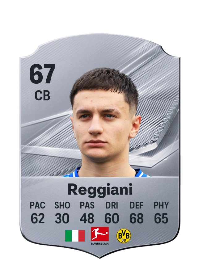 Luca Reggiani, Common card, rated 67