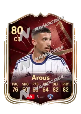 Adem Arous, karta FUT Champions, ocena 80