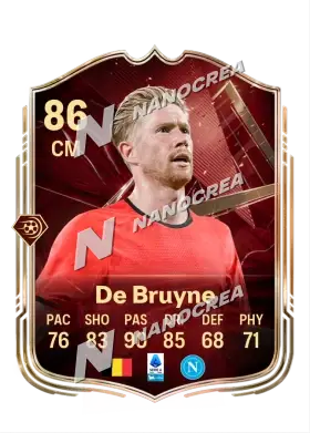 Kevin De Bruyne, FUT Champions card, rated 86