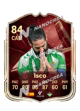 FUT Champions-Karte von Isco, Wertung 84